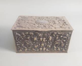 Lot 560 Mid century Spanish jewel casket