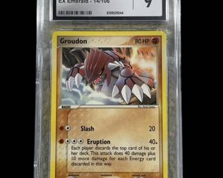 Lot 358h 2005 Pokmon Groudon CGC 9 Mint