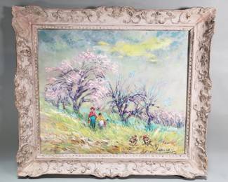 Lot 159 Signed Clifford Silsby oil on canvas painting