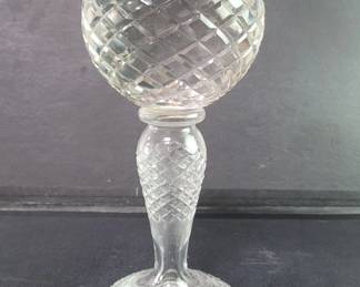 Lot 206 Crystal sphere on a crystal stand
