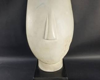 Lot 24 Cycladic Head of an Idol museum replica made of