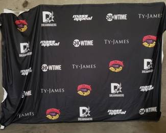 Lot 224 Custom media back drop