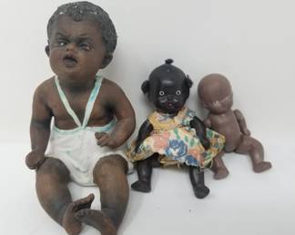 Lot 377 Group of porcelain dolls