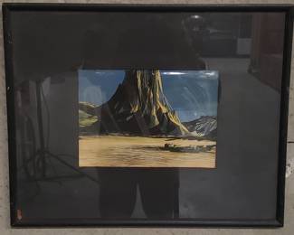 Lot 273 Vintage framed mixed media