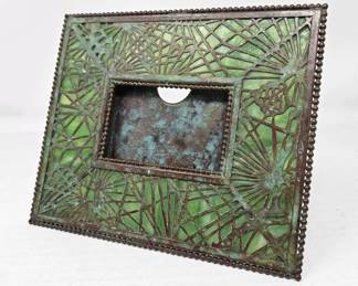 007 Lot 250 Tiffany Studios Pine Needle picture frame