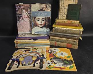 Lot 345 Group of vintage books