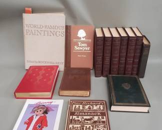 Lot 394 Group of vintage books