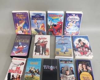 Lot 312 Group of VHS tapes Disney The Lion King,