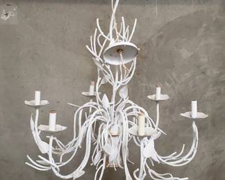 Lot 260 Vintage iron branch chandelier