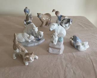 Lladro animal figurines