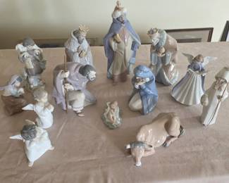 Lladro Nativity figurines
