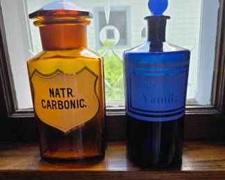 Vintage Apothecary Bottles 