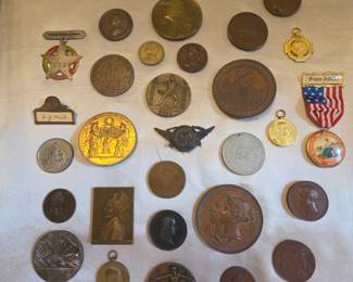 Antique medals from US and Europe circa 1900's