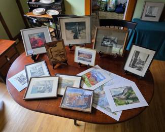 Closer view of art