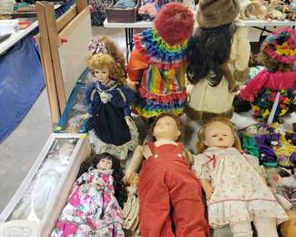 Lots of dolls