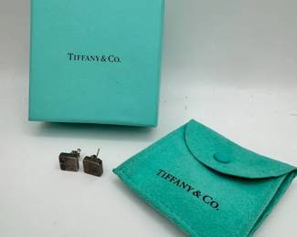 Tiffany Co Sterling Silver Earrings