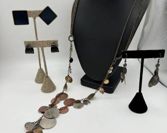 Costume Jewelry Necklace Earrings