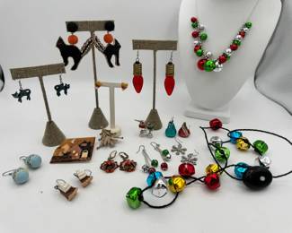 Holiday Themed Costume Jewelry