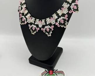 Beaded Necklace Bracelet