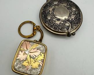 Vintage Hand Mirror Music Box