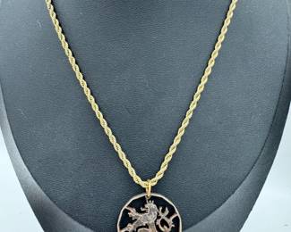 Cut Coin Necklace