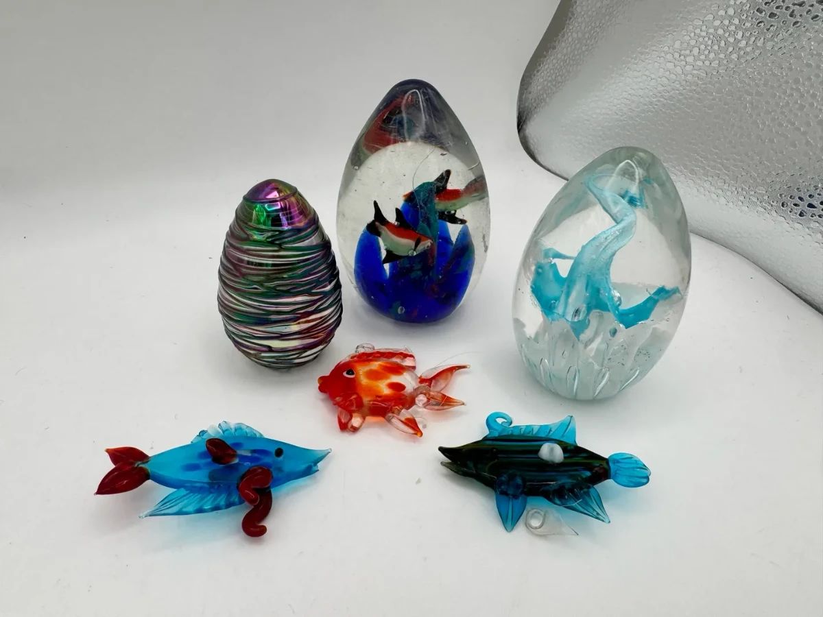Decorative Glass Paperweights Glass Fish