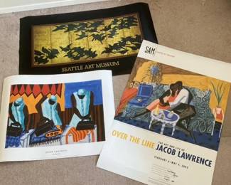 Seattle Art Museum Posters Featuring Prints of Jacob Lawrence Paintings