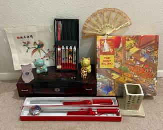 Jutte 15 Martial Art Swords Asian Themed Chopsticks Jewelry Box Puzzle More