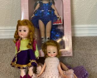 Vintage Ginny Dolls And Betsy McCall Dollfor Repair