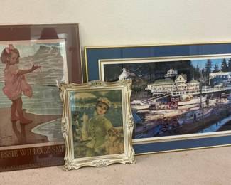 Jessie Wilcox Smith Painting Poster with Two Framed Art Prints
