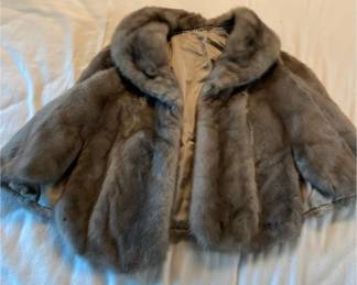 Lutetia Brand Emba Mutation Mink Fur Shawl