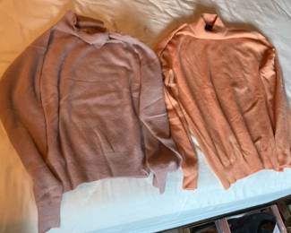 Two Cashmere and Lambs Wool Sweaters