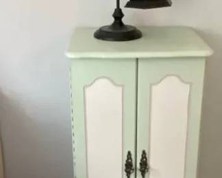 Jewelry Armoire With Hanging Lantern
