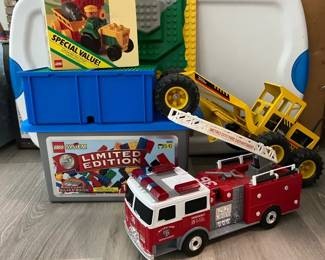 Legos Duplos Tonka Tractor Fire Engine