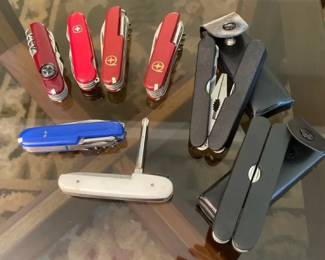 Swiss Army and Unbranded Multitools