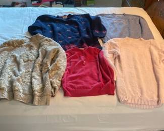 Vintage Wool Cotton and Silk Sweaters