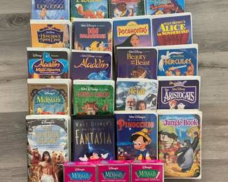Vintage Walt Disney VHS Tapes