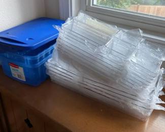 New Acrylic Organizers With Rubbermaid Boxes