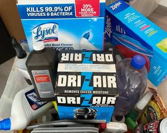 Chemical Lot Of Mostly Cleaning Supplies