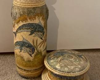 P Vaglis Handpainted Pottery Replica