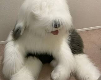 Life Size Stuffed Sheep Dog