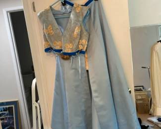Handmade Two Piece Costume With Extra Fabric