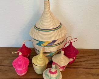 Handmade Woven African Rwanda Peace Baskets