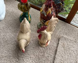Ceramic Roosters