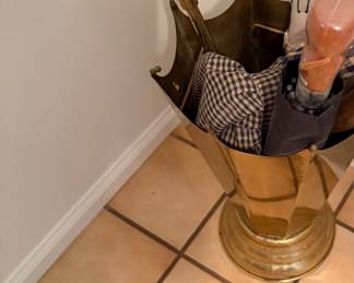 Vintage Brass Umbrella Stand