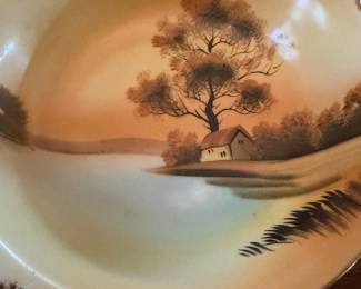 Vintage Hand Painted Morimara Bros ( Noritake) Serve Ware