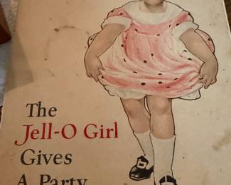 Antique 1920's The Jell O GIrl Gives a Party. Sweet Little Booklet