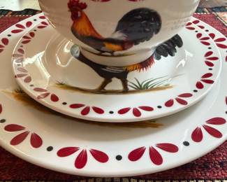 Rooster Plates/Bowls/Mugs