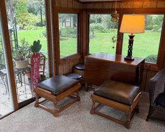 Mid Century Ottomans 
