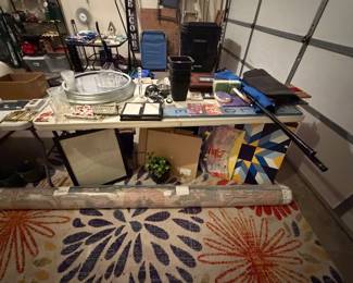 rugs, one new don't know what it looks like and more